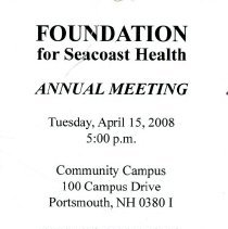 Bavicchi Ephemera Collection, March - April, 2008.